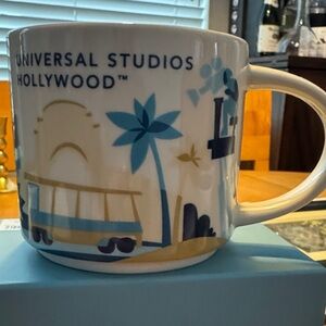 Starbucks Universal Studios Hollywood mug. You are Here Collection